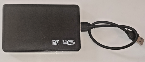 DISQUE DUR EXTERNE 320 GO USB3 2.5" NOIR - Photo 2/3