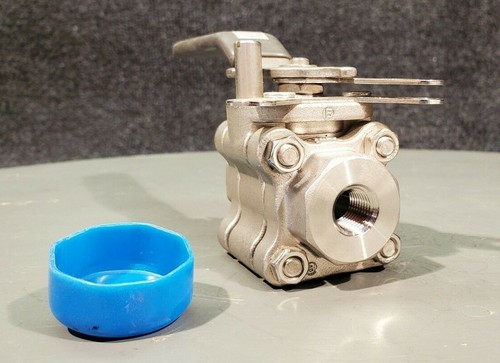SVF FLOW CONTROLS STAINLESS STEEL SANITARY BALL VALVE 1/4" THREADED (F) 1500 PSI - Picture 5 of 5