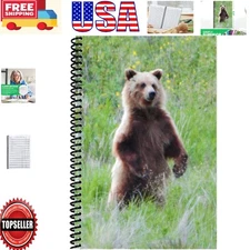 Luxury  Check Book Register & Ledger – 2600 Entry Lines, Bear Edition