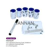 Cleaning Kit for Datacard Badge Card Printer - Includes Rollers & Pen & Cards