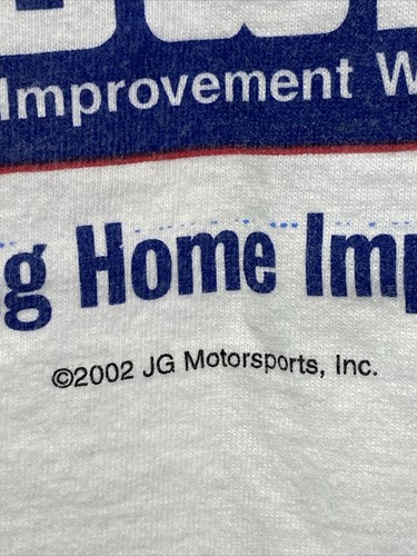 VTG Jimmie Johnson Lowe’s Monte Carlo Long T-Shirt XXL White Double Sided Nascar - Picture 15 of 21