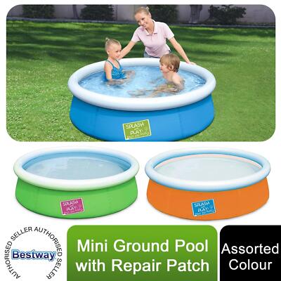 Bestway Swimming Pool Fast Set x 38cm with Patch Repair Kit