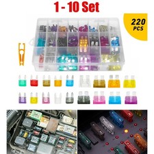 1-10Set Auto Car Assorted Fuse blade Replacement fuses regular size ATO ATC ATM