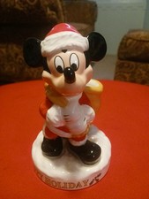 DISNEY Happy Holiday Christmas Mickey Santa M...