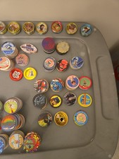 Vintage 90  s POG Collection - Lot of 200 POGs As Seen In Photos