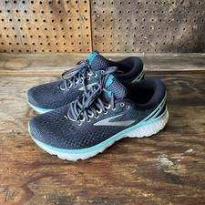 Brooks Women’s Ghost 11 Athletic Running Lace Up Sneakers Navy Teal Size 10