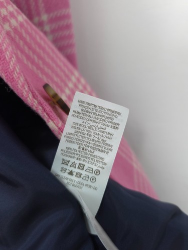 Chaqueta Boden Talla 12 R Rosa Pata de Gallo Heritage British Tweed Atkins Blazer - Imagen 7 de 11
