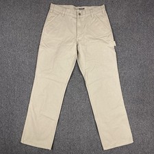 Carhartt Pants Men's Rugged Flex Duck Canvas Carpenter BN3279-M. Size 33x32