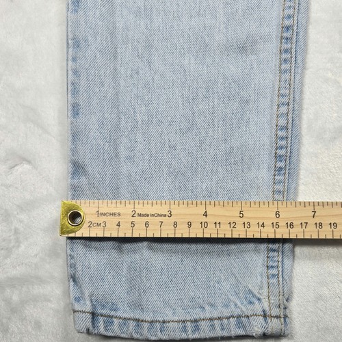 Levi's Boy 550 Relaxed 5 Pocket Denim Blue Jeans 12 (22x25.5) Slim Orange Tab - Picture 8 of 14