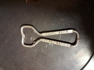 Vintage Wire Bottle Opener Advertising Beer Pearl Brewing Co.