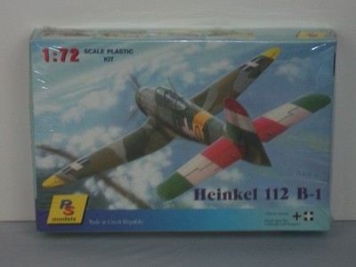 RS Models 1/72 Scale Heinkel He 112 B-1 - Factory Sealed
