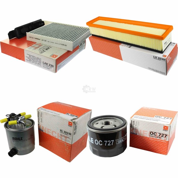 Mahle Set Filterpaket FüR Renault Logan I 1.5 Dci-image