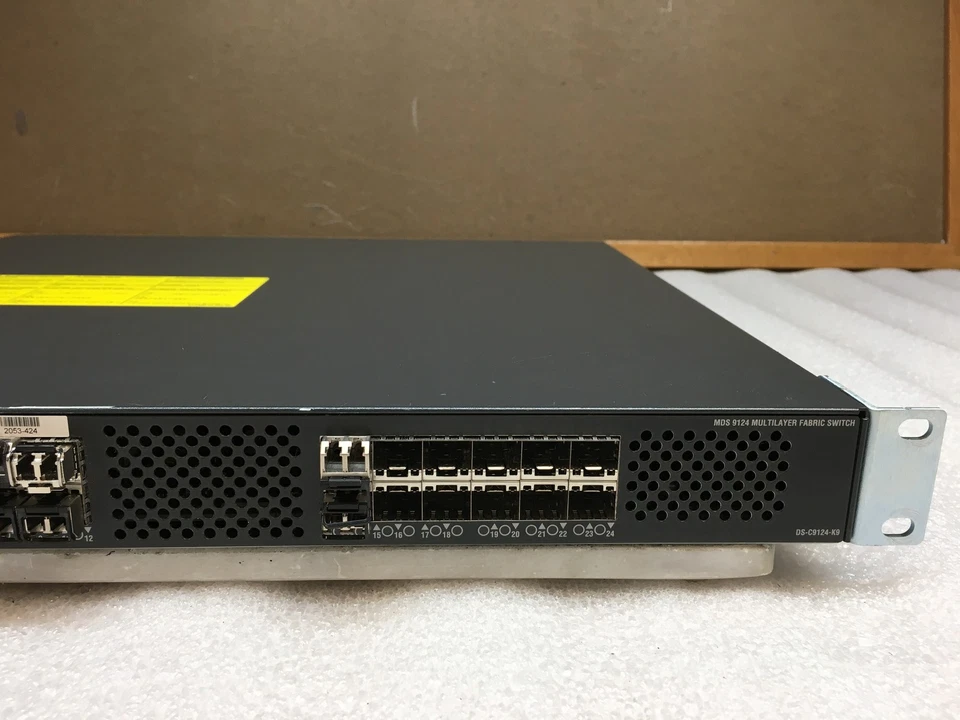 Cisco MDS 9124 DS-C9124-K9 V04 24-Port Multilayer Fabric Switch with Dual PSU - Image 3 of 4