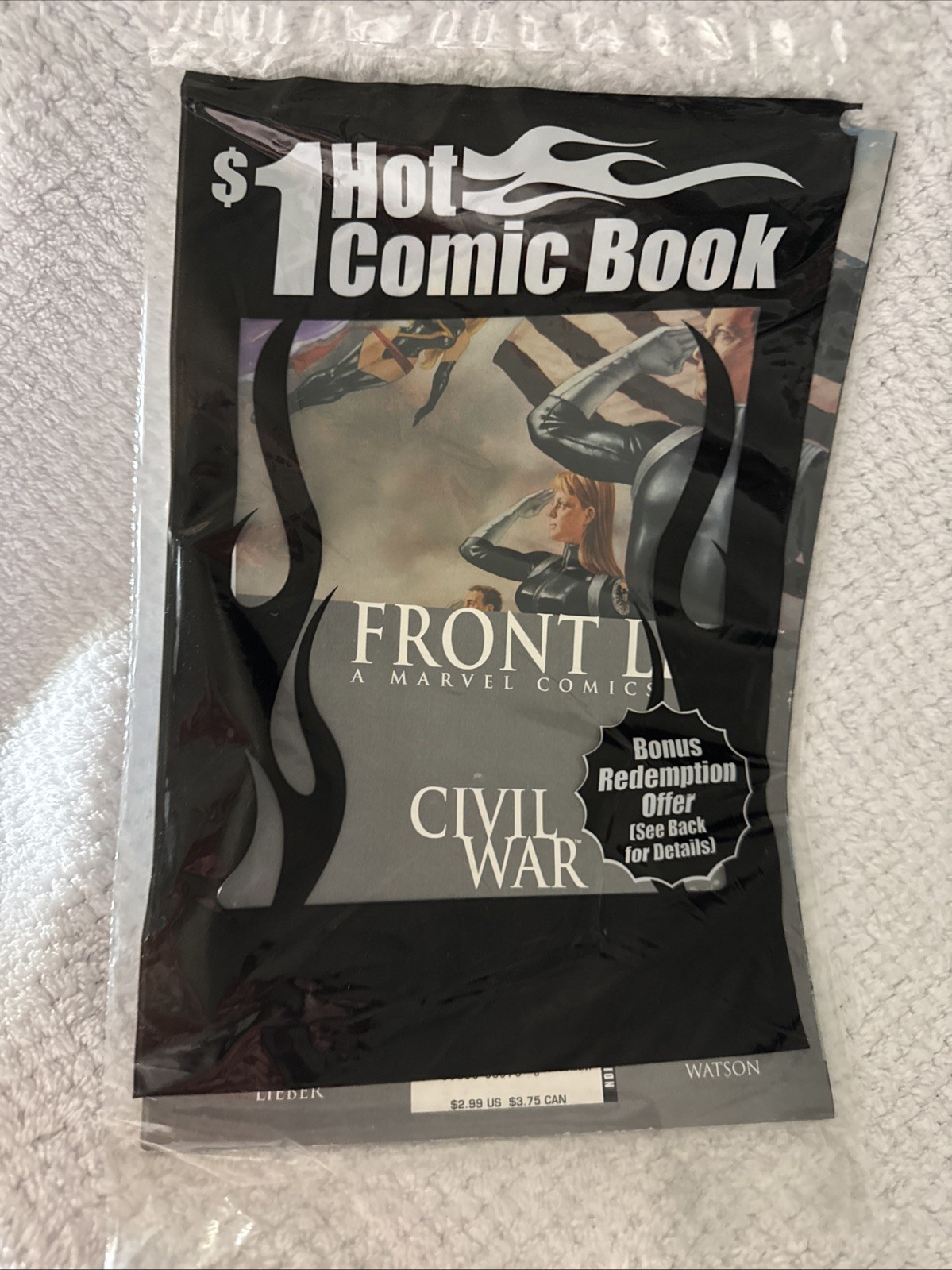 1 cómic caliente Front Line A Marvel Comics