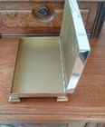  Minaudiere Compact Cigarette Makeup Footed Case Longines Watch Box 4x6 Dresser — photo 8