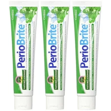 Nature's Answer PerioBrite, Toothpaste with Xylitol, Cool Mint 4 oz, Pack of 3