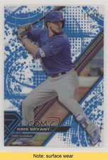 2017 Topps High Tek Pattern 1 Blue Rainbow 24/75 Kris Bryant #HT-KB READ f0v