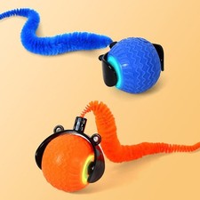 Cat Ball Interactive Toy Automatic Rotating LED Pet Teasing Play Rechargeable