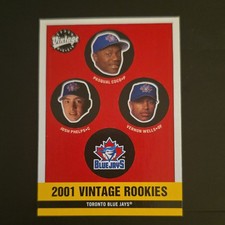 Upper Deck 2001 Vintage Rookies Josh Phelps/Coco/Wells #343 Rookie Jays MLB