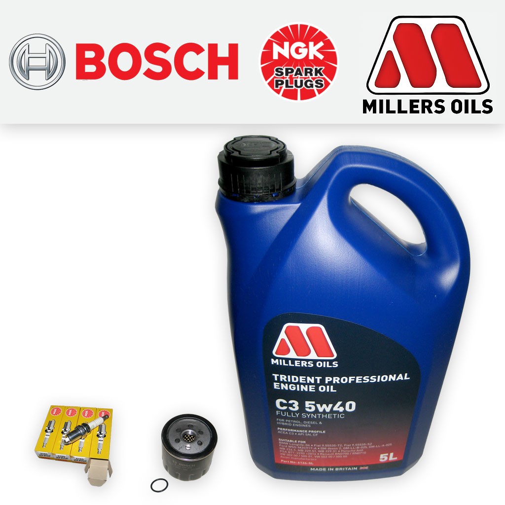 SERVICE KIT for VAUXHALL ASTRA H MK5 1.6 16V Z16XEP OIL FILTER PLUGS +5w40 OIL