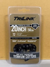 TriLink 20" LC72 50cm Titanium Coated Full Chisel Chain (T85072TK) 