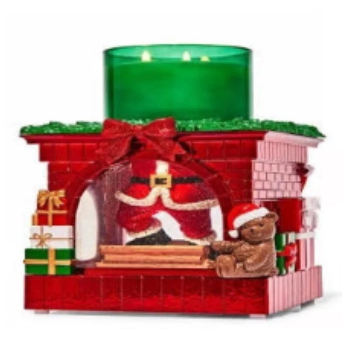 Candelabro de Navidad Bath & Body Works Chimenea Globo de Agua 2024 Foto 4 de 4
