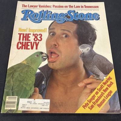 Vintage Rolling Stone Magazine #406 10/11/1983 Pete Seeger, Chevy Chase & More