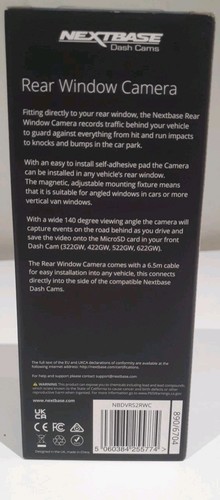 Cámara ventana trasera Nextbase - NUEVA SELLADA - Compatible 422gw 522gw 622gw - Imagen 3 de 5
