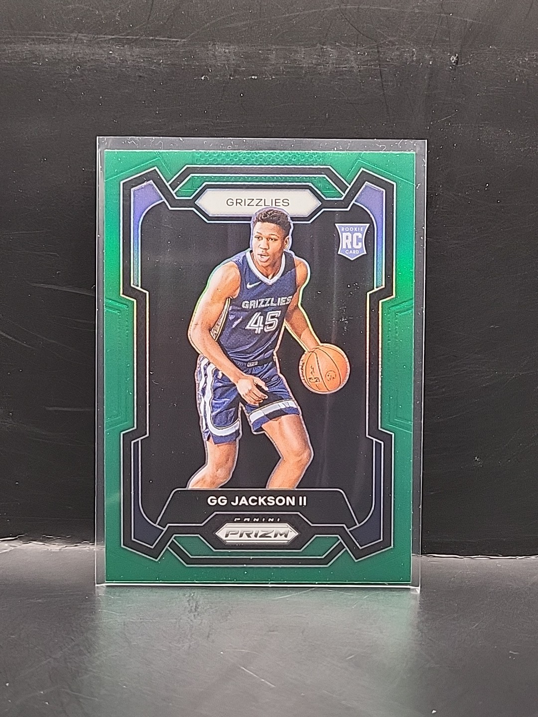 2023-24 Panini Prizm GG Jackson II RC Prizm Green Rookie #179 Grizzlies
