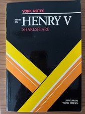 york notes study guide henry v shakespeare