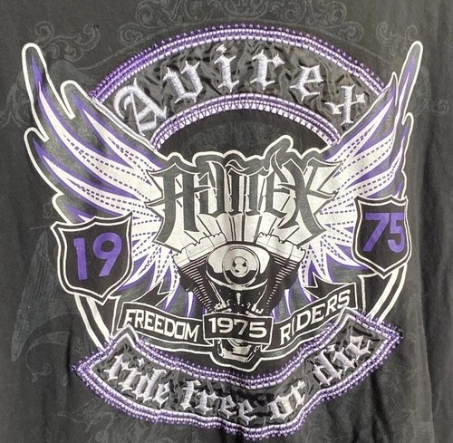 Avirex, Avirex Embroidered Freedom Riders 1975 Tshirt 3XL REDUCED!!