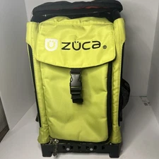 Zuca Light Green with Light-Up Wheels And Seat Cover