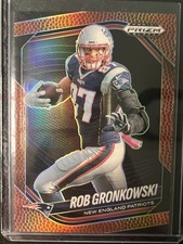 Panini Prizm Black NFL Card Lot 2 Cards Rob Gronkowski New England Patriots