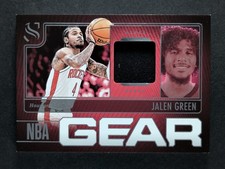 2024-25 Panini Silhouette JALEN GREEN Patch NBA Gear Houston Rockets #NG-JGR