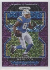 2021 Panini Prizm No Huddle Purple Prizm 16/35 Jared Cook #168 fm0