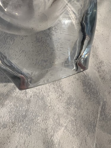 Simon Pearce Glass single Bud Vase Heavy Art 7 Inches - Picture 2 of 9