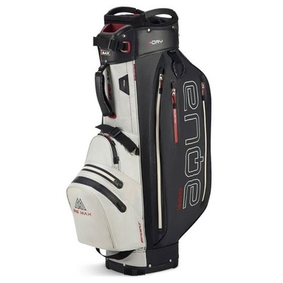 Big Max Aqua Sport 360 wasserdichte Golfwagen-Tasche - cremeweiß/schwarz/merlot