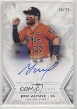 2018 Topps Diamond Icons Auto 8/25 Jose Altuve #AC-JA Auto 6fs