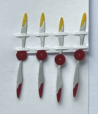 NEUF SUBLIME AIGUILLE DES SECONDES POUR CORUM BUBBLE DIVE BOMBER @ HANDS SECONDS