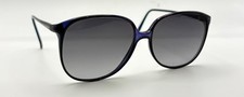 Vintage Tura 311 Blue Oval Sunglasses W/ NEW LENSES Japan
