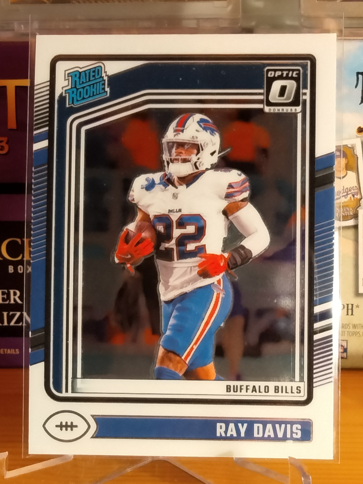 RAY DAVIS 2024 Panini Donruss Optic Football RATED ROOKIE #283 Buffalo Bills RB