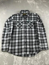 Dixxon Flannel Shirt Mens Medium Manhattan 10 Year Anniversary Plaid Button Up