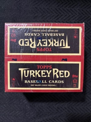 2007 Topps Turkey Red MLB Baseball Retail Box - Rare FACTORY SEALED - 24 Packs