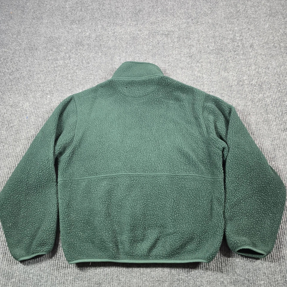 Chaqueta De Colección Lands' End Para Hombre Grande Verde Polartec Vellón Cremallera Completa Hecha en EE. UU. 90s Foto 2 de 4