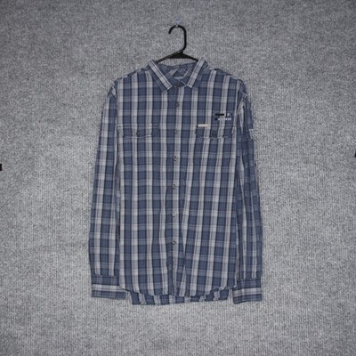 Marc Ecko Mens Plaid Long Sleeve Shirt Skull Graphic Wings Crown Grunge XL