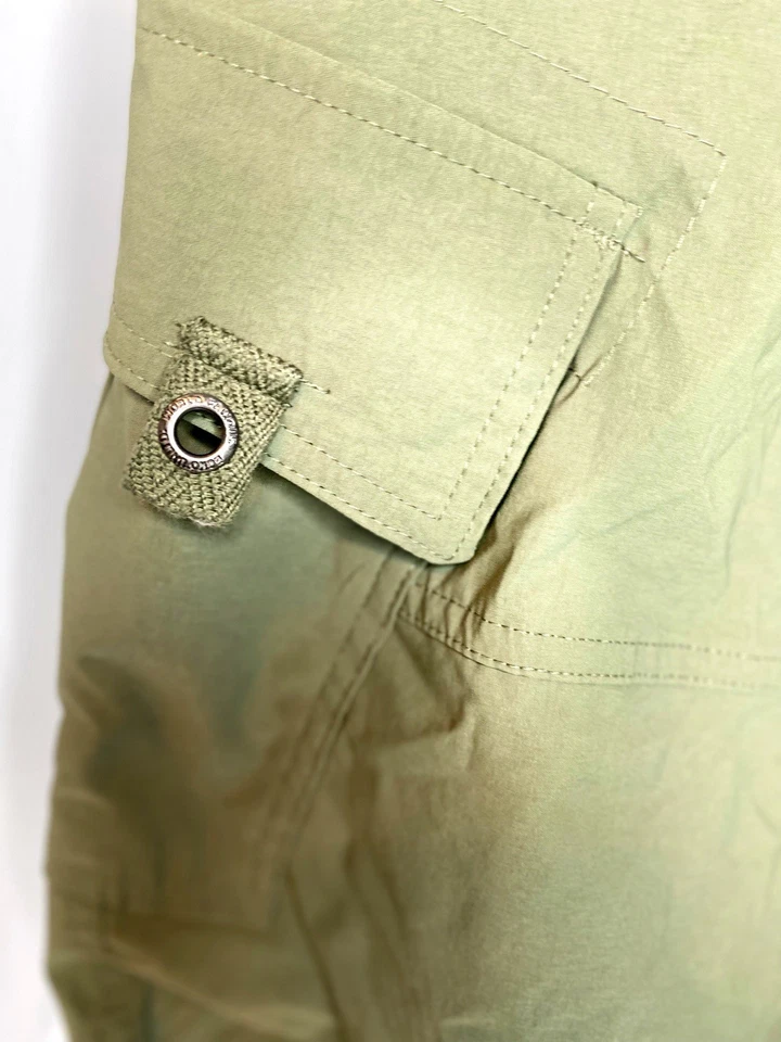 Pantalones Cortos de Carga Ecko Unltd Para Hombres 32 Verde Ripstop Multi Bolsillo Exterior Estilo Patín Foto 4 de 4