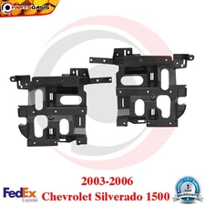 Left and Right Side Headlight Bracket Set For 2003-2006 Chevrolet Silverado 1500