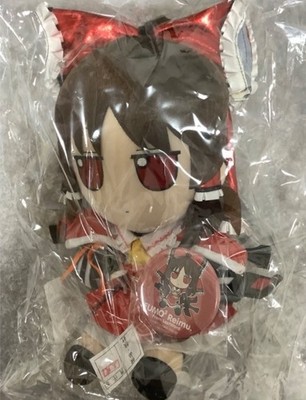 Touhou Project Fumo Fumo Reimu Plush Doll 106 Tin Badge From LostWord Shaman