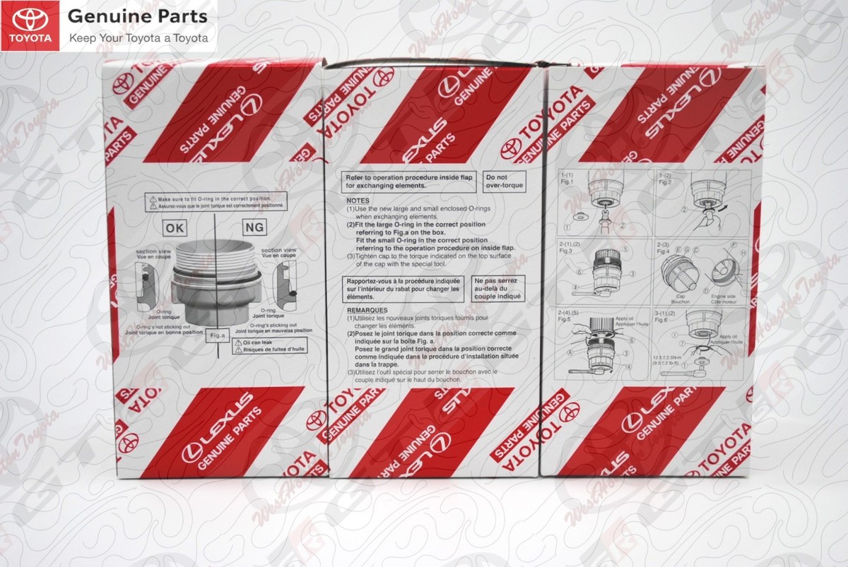 TOYOTA LEXUS OIL FILTER 7 PACK GENUINE OEM 04152-YZZA4 TUNDRA