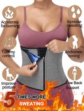 Waist Trimmer Belt Hot Sweat Wrap Tummy Stomach Weight Loss Fat Burner for Women